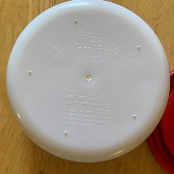 Vintage 1999 SpaghettiOs Bowl & Lid Franco-American Basketball Insulated 10.5 oz - Picture 6 of 10